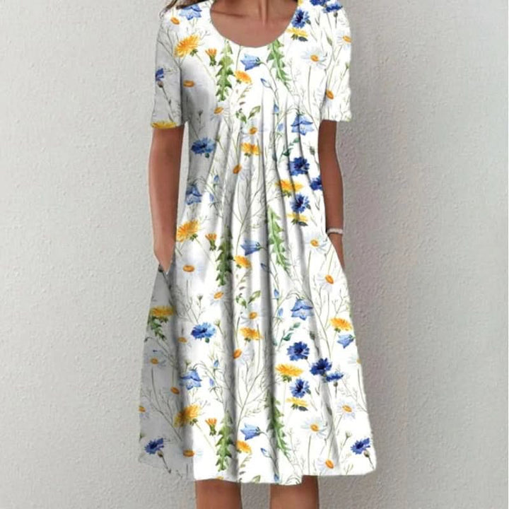 Amara - Classic Printed Dress