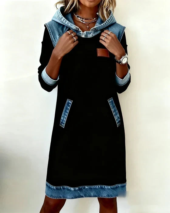 Lunariae – Casual Winter Hoodie Dress