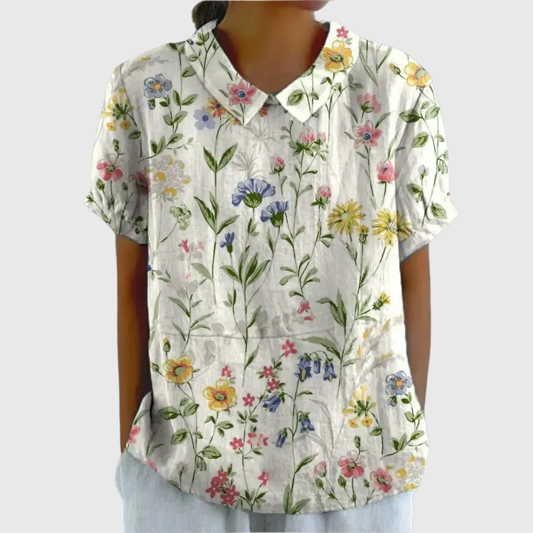 Bonnie | Vintage Floral Blouse