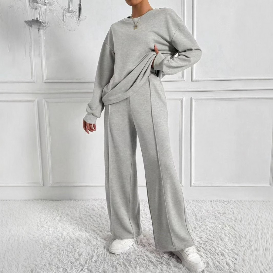 AMBRAT - Long Sleeve Sweatshirt and High