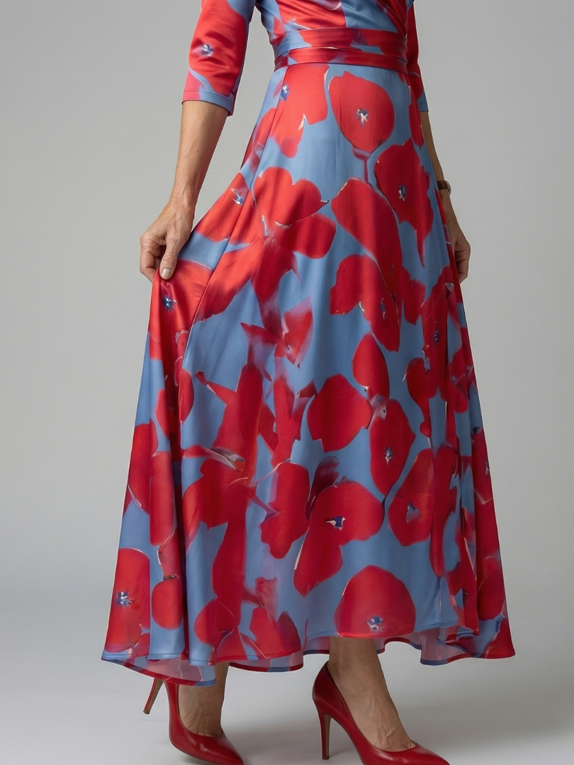 Morwenna Floral Wrap Maxi Dress