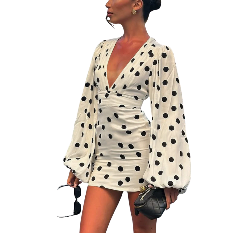 MARGOT - Chic Long Sleeve V Neck