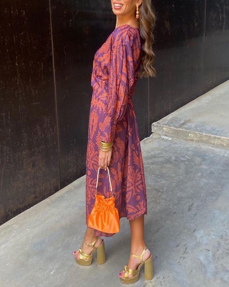 Isadora™ - Printed Midi Dress
