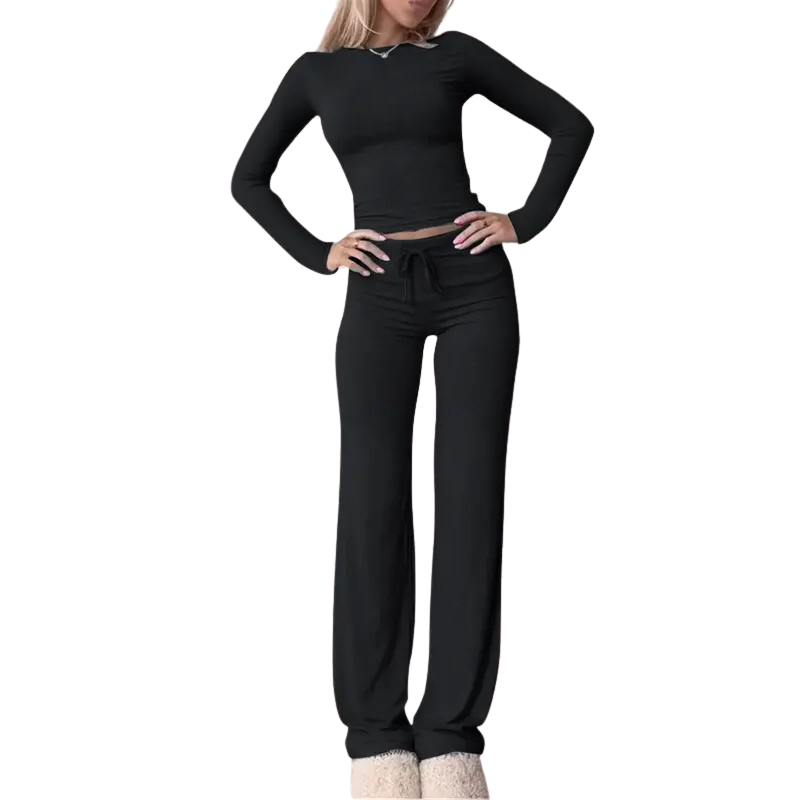 CECILYT - Slim Fit Long Sleeve Crop