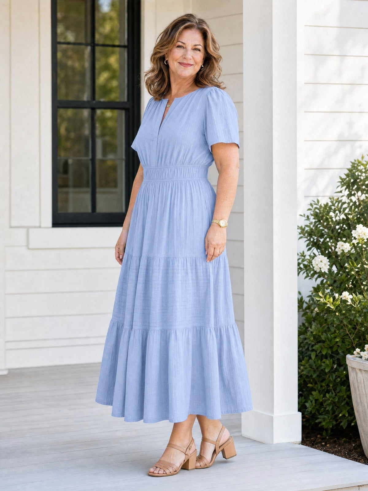 Layered Maxi Dress