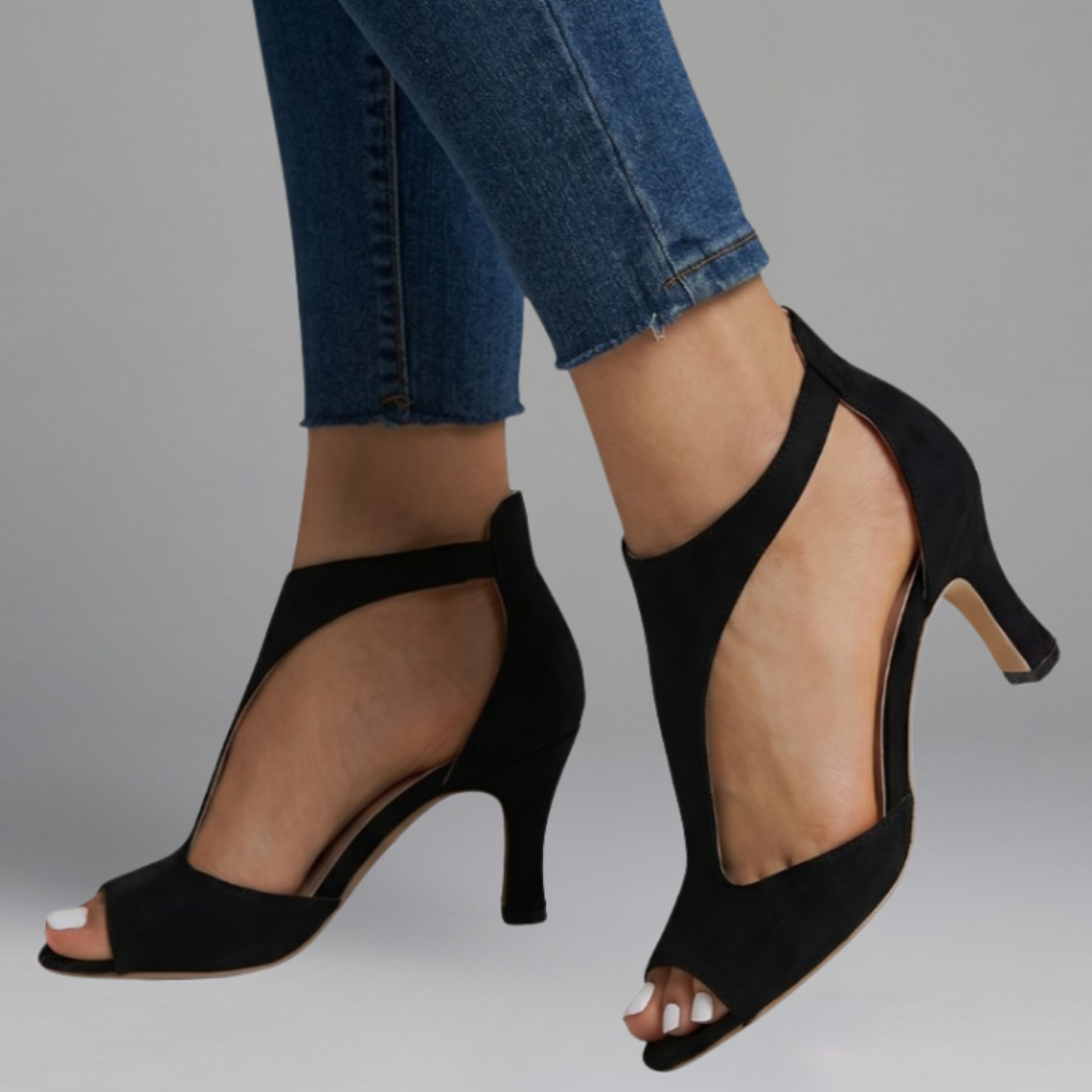 Josie | Orthopaedic Heels with Peep Toe Opening