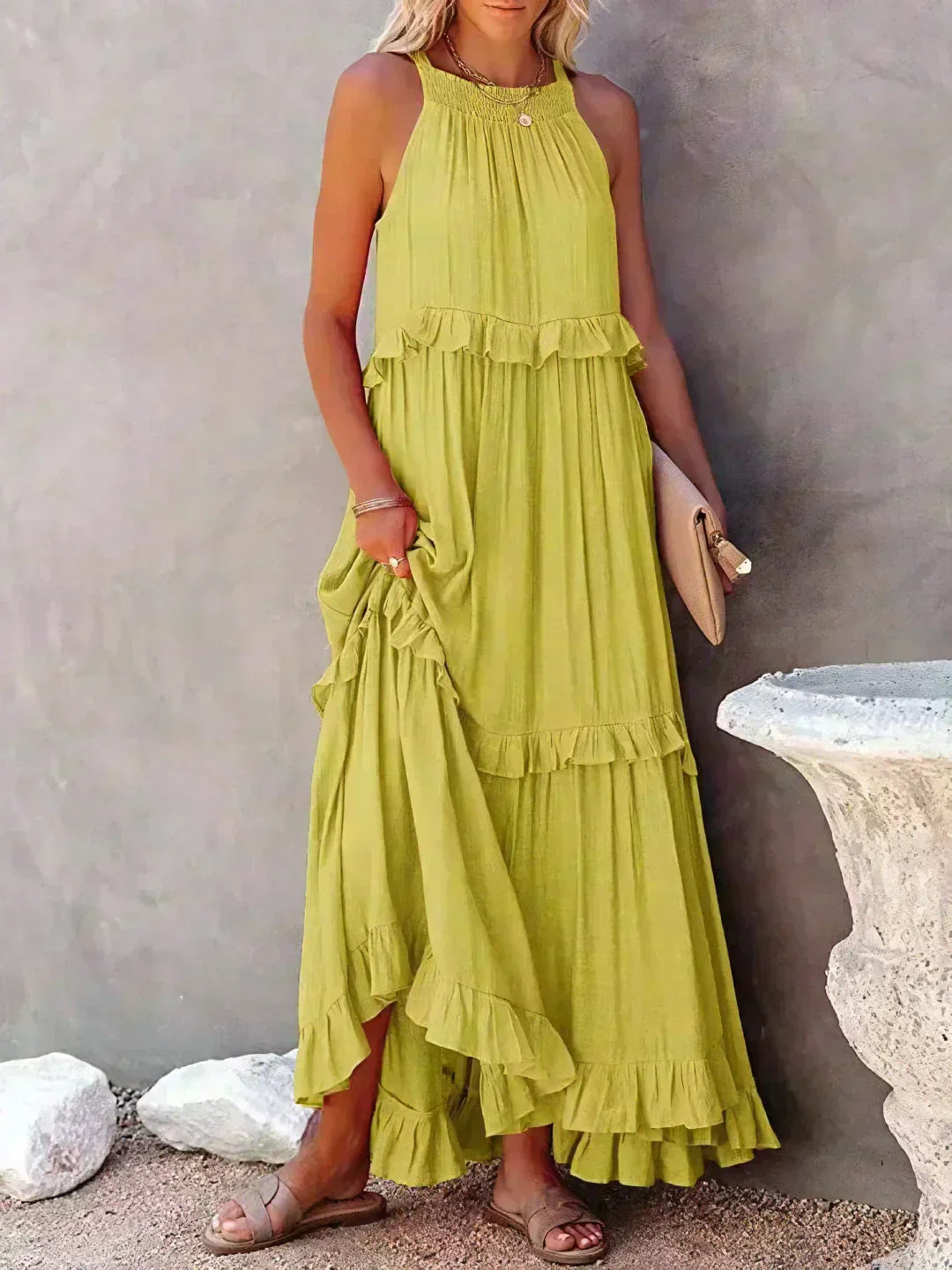 Diana Elegant Sleeveless Dress