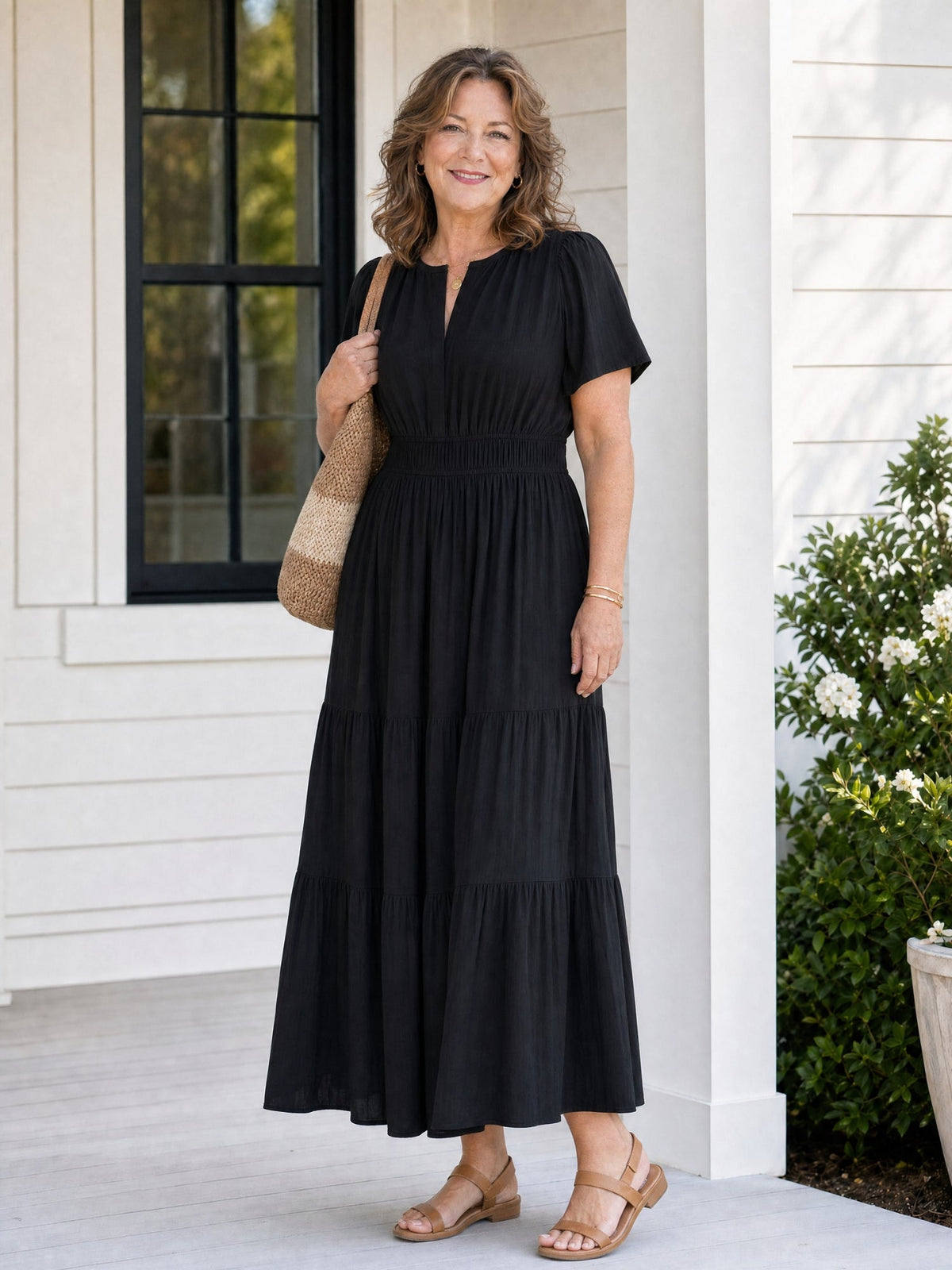 Layered Maxi Dress