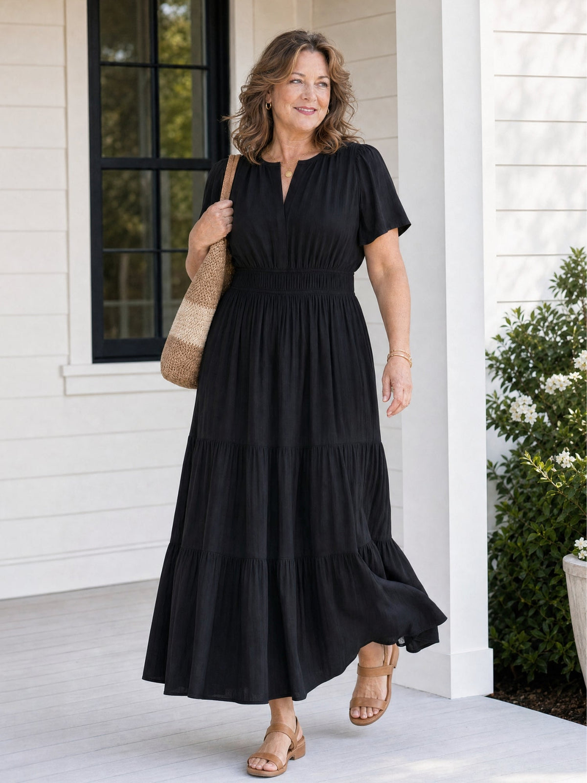 Layered Maxi Dress