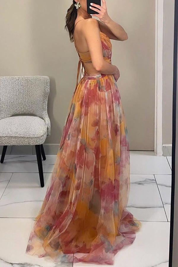 Dorté | Enchanting Floral Maxi Dress