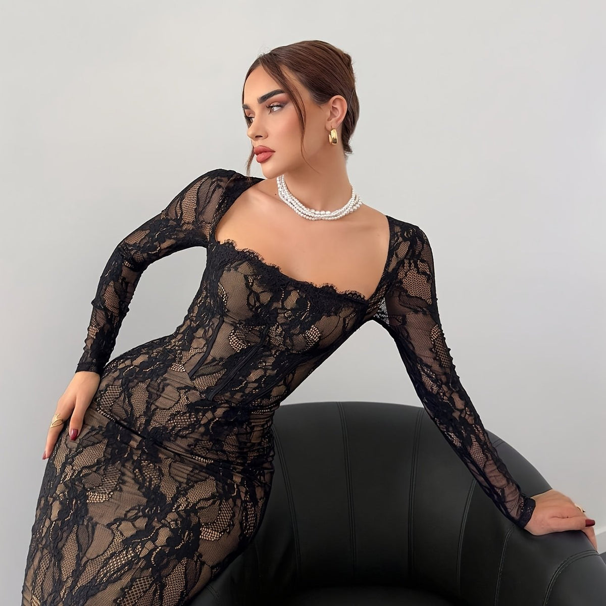 Sabrina - Mermaid Halter Neck Dress