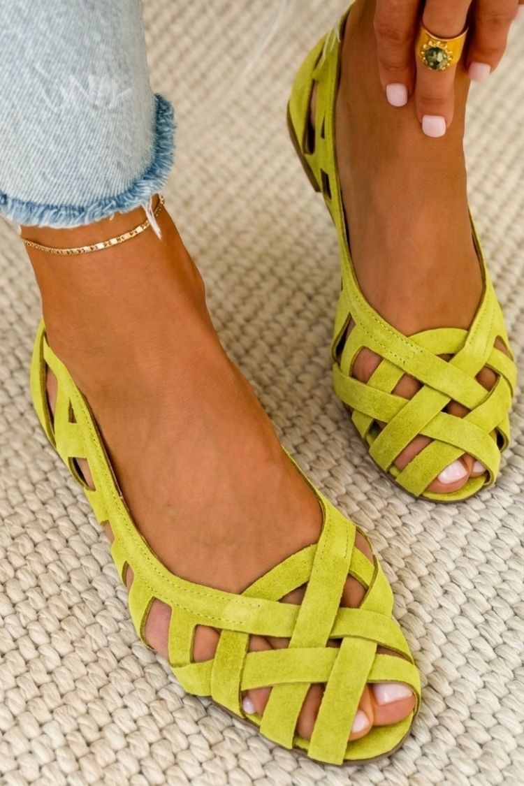 Colorful Woven Sandals Caterina Comfort