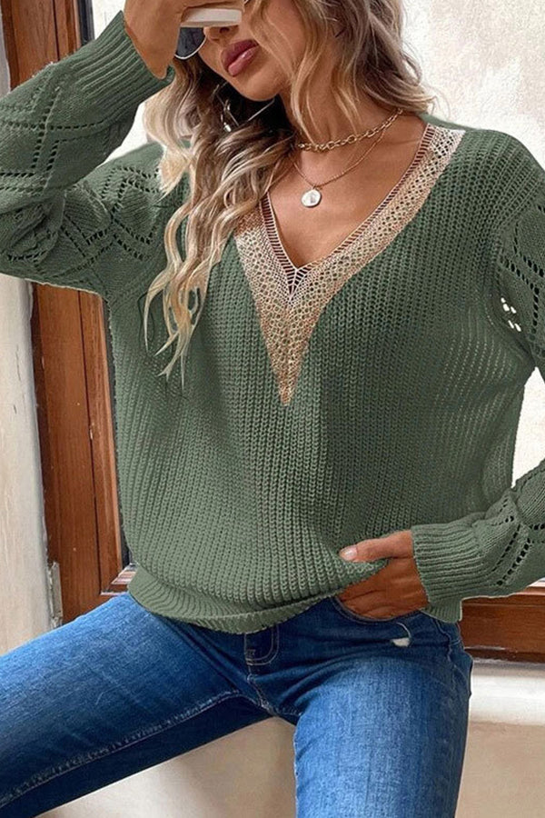 JASY | Loose casual pullover women's knitted sweater