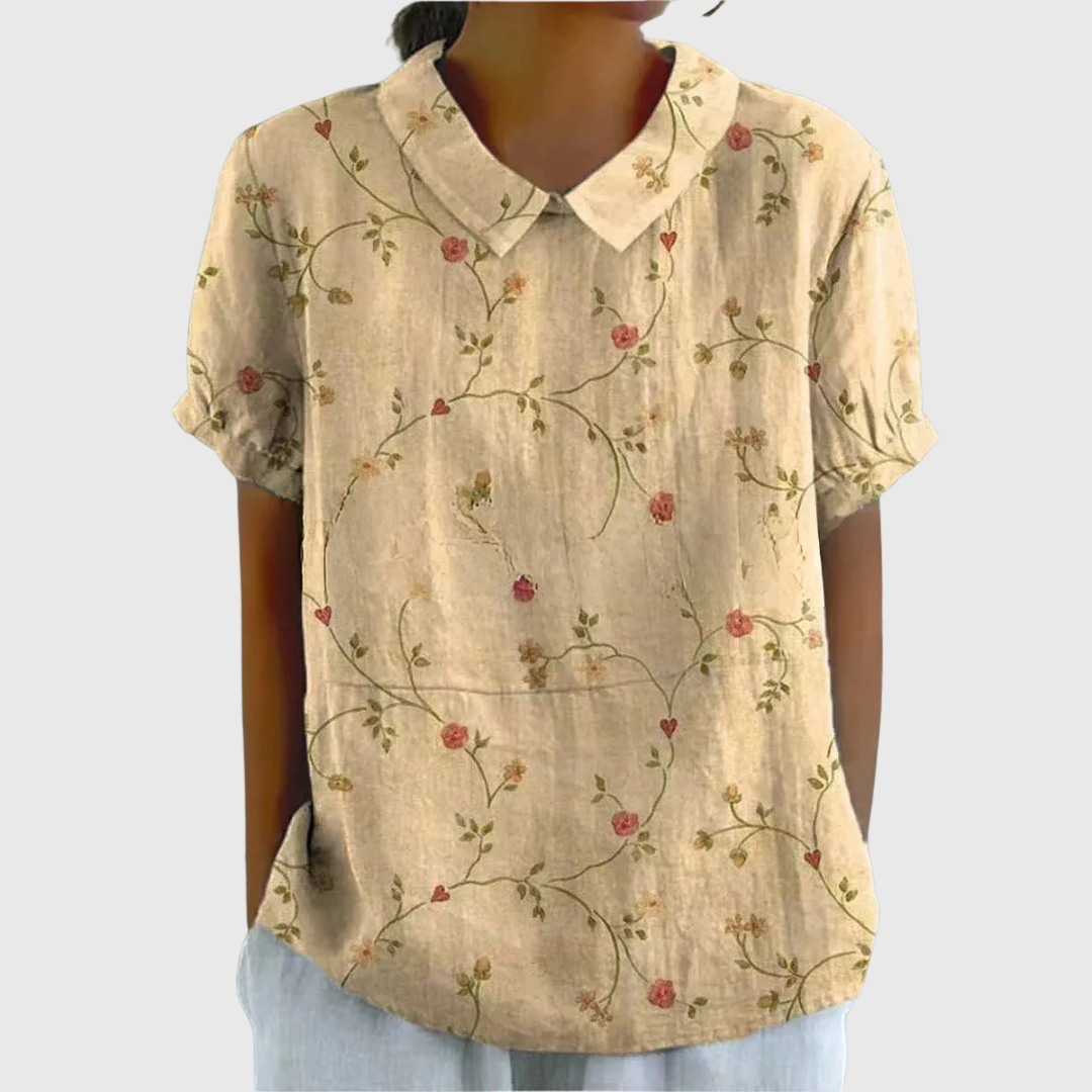 Bonnie | Vintage Floral Blouse