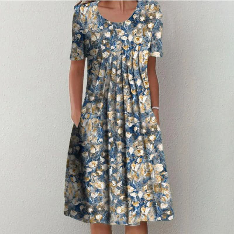 Amara - Classic Printed Dress
