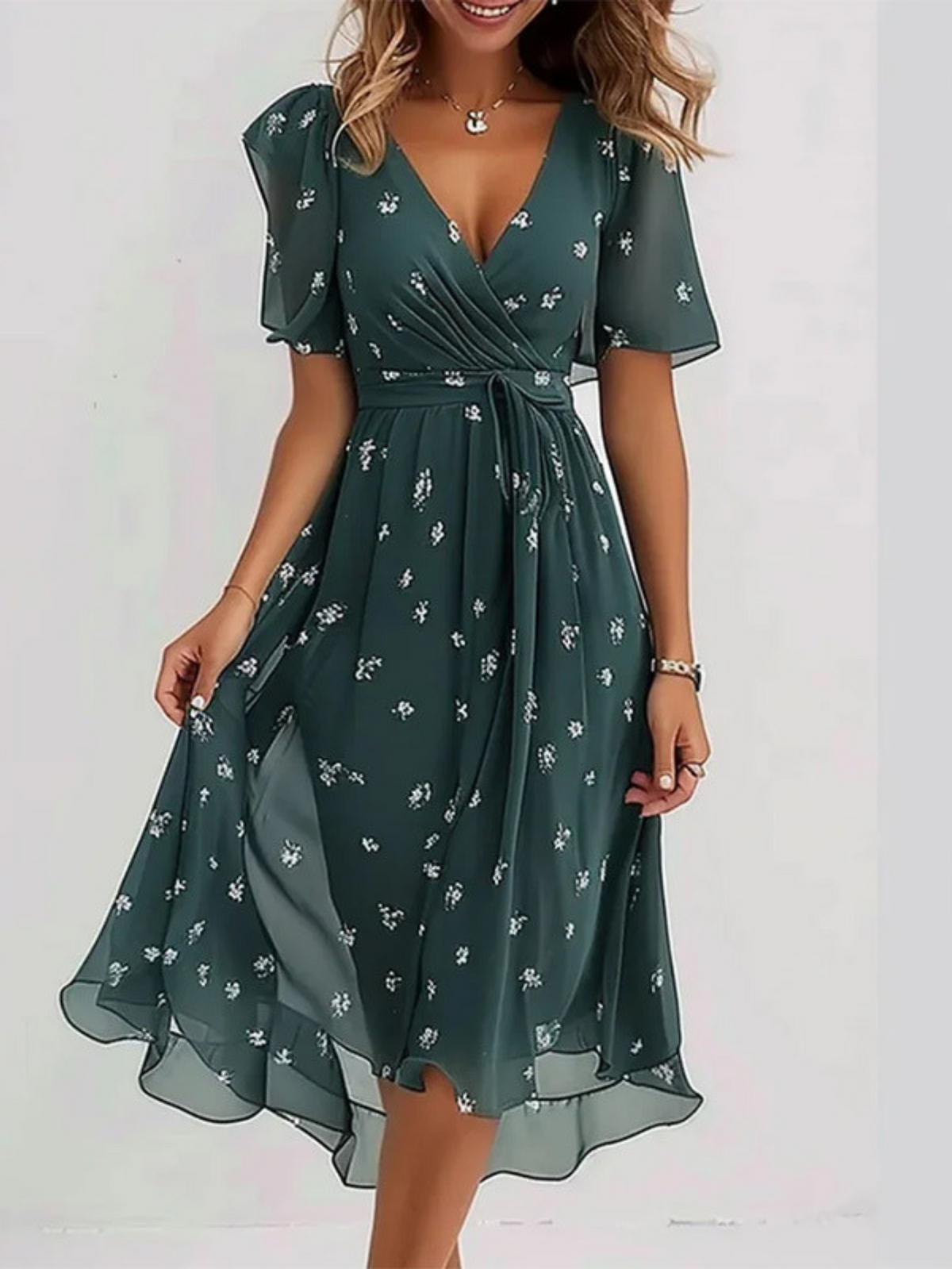 LEANNI | CASUAL BOHO GRADIENT DRESS