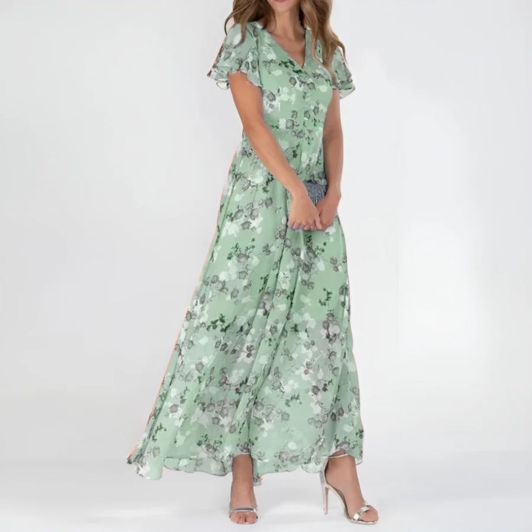 Susan | Flattering Flowing Maxi Dress