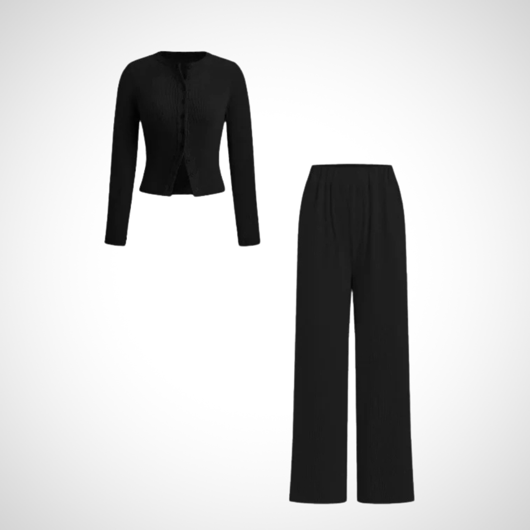 COLYT - Comfy Button Front Long Sleeve