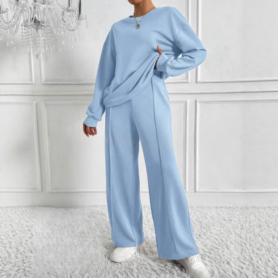 AMBRAT - Long Sleeve Sweatshirt and High