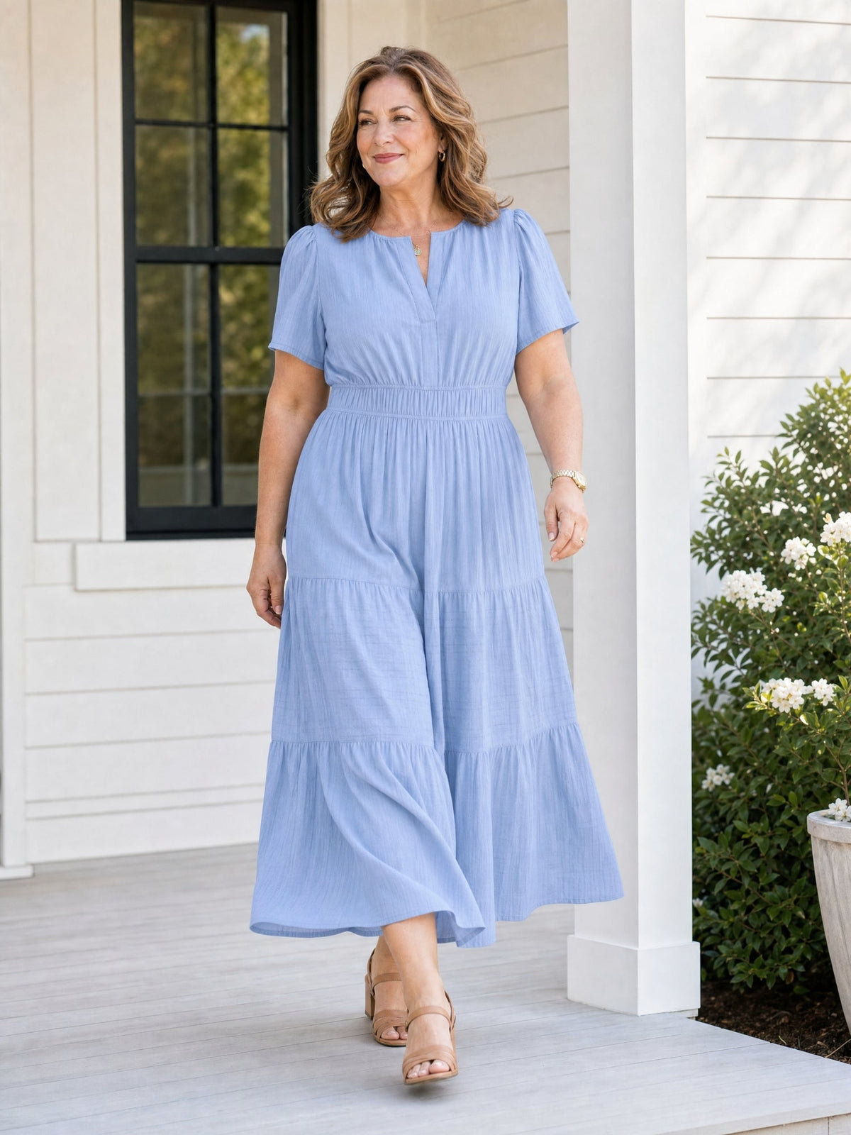 Layered Maxi Dress
