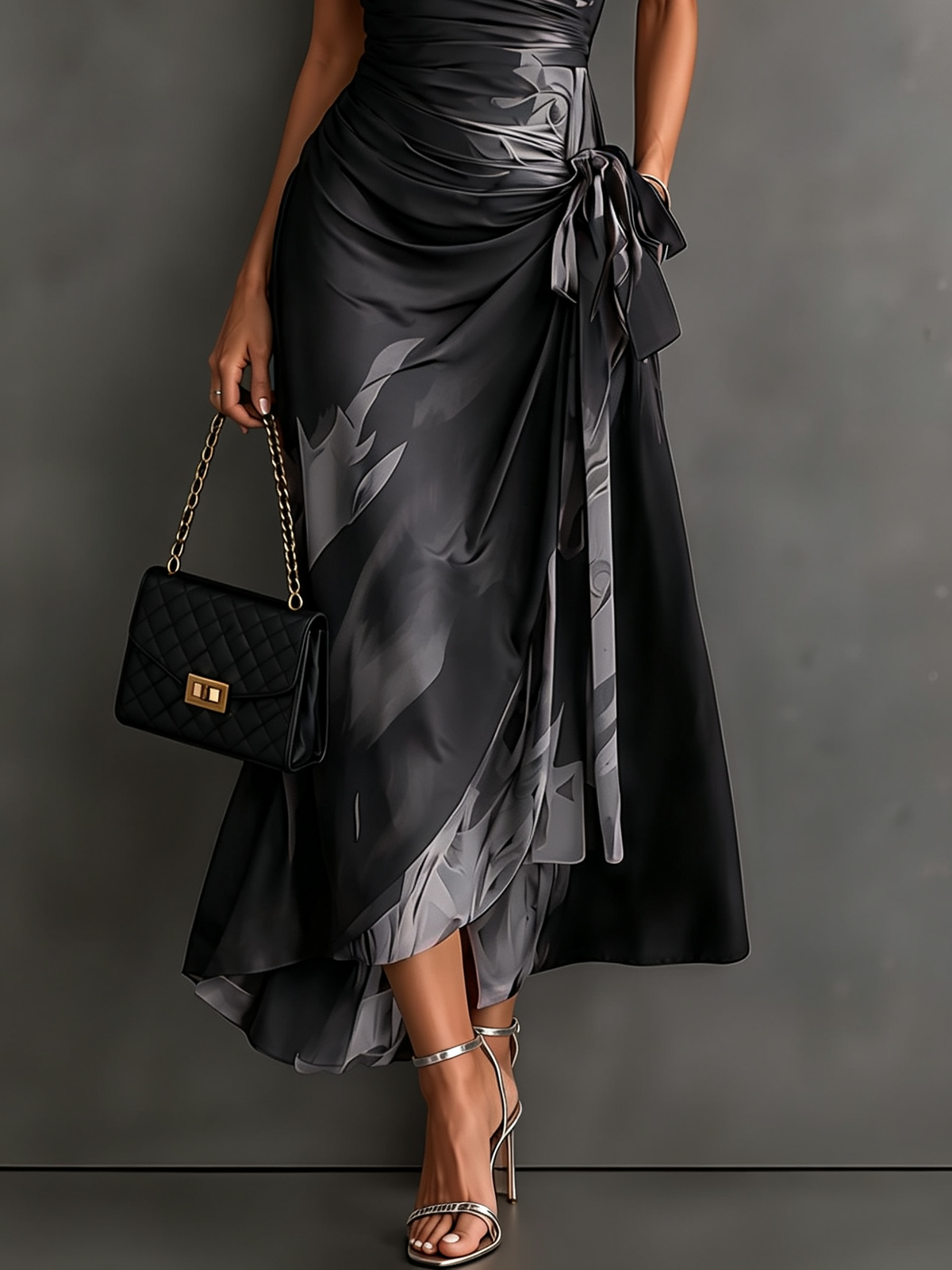 Camille | Elegant Wrap Midi Dress