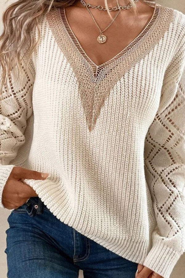 JASY | Loose casual pullover women's knitted sweater