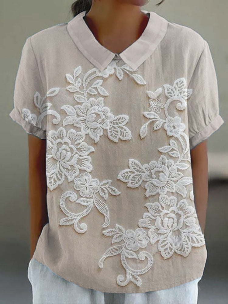 Emma - Vintage Printed Shirt