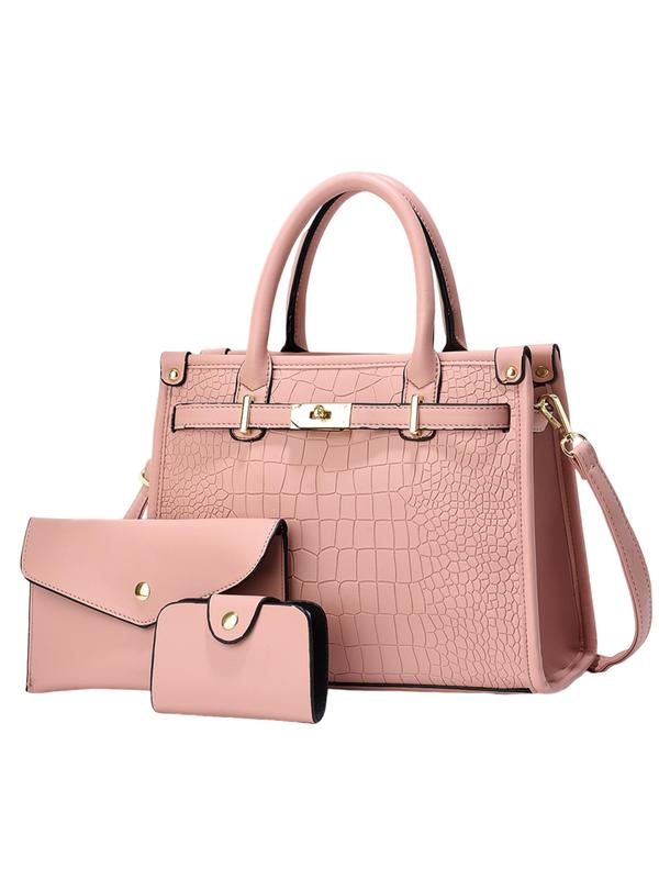 ALENORT - Crocodile Embossed Large Capacity Crossbody