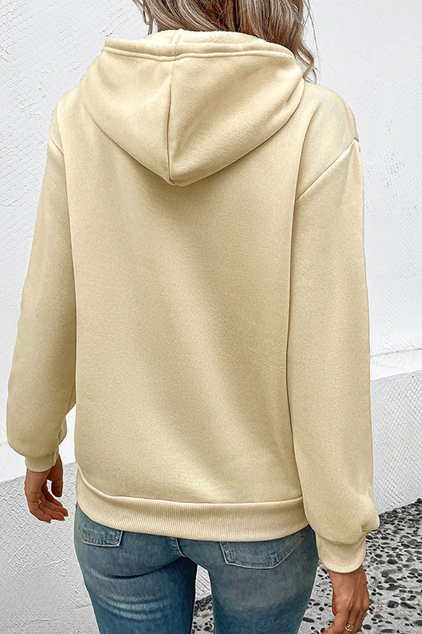 TIFFANY casual hooded pullover sweater