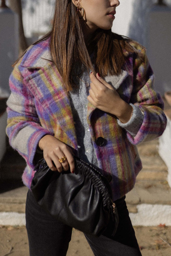 Fer | Elegant Checked Coat
