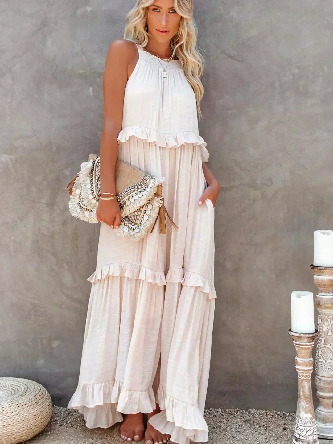 Diana Elegant Sleeveless Dress