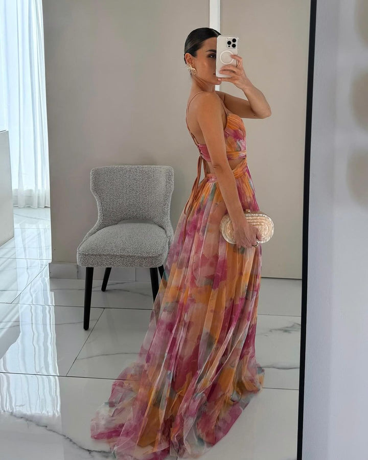 Dorté | Enchanting Floral Maxi Dress