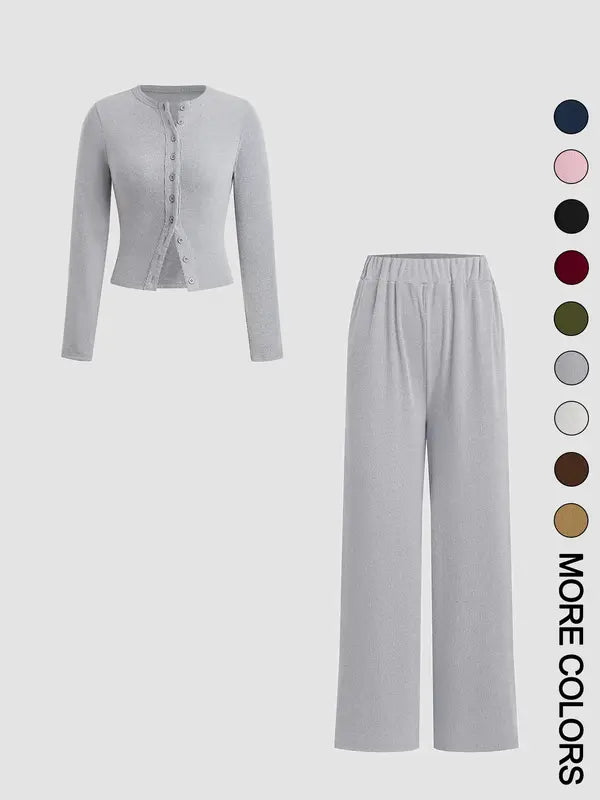 FLORLIET - Ribbed Crop Top & Elastic