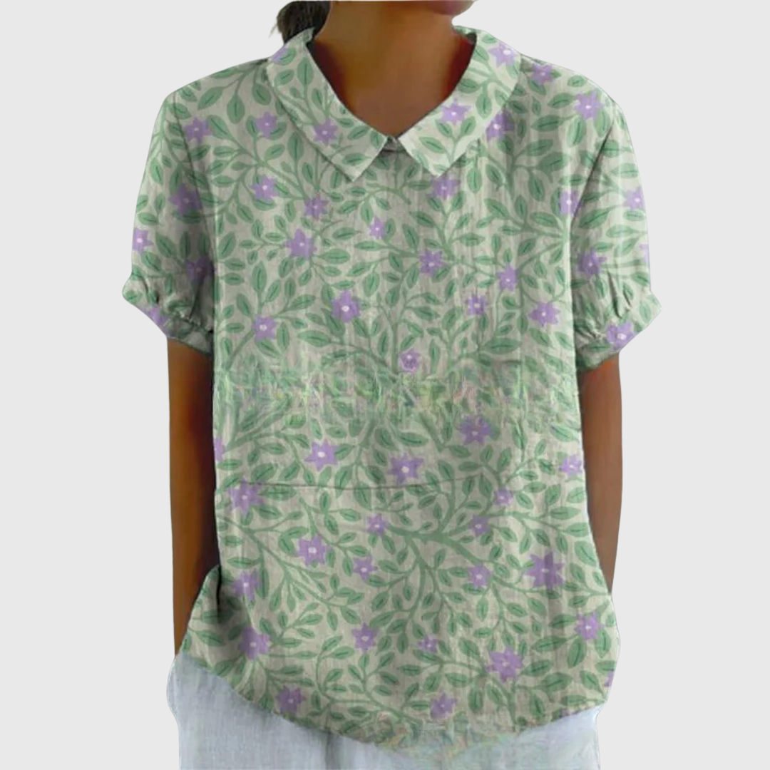 Bonnie | Vintage Floral Blouse