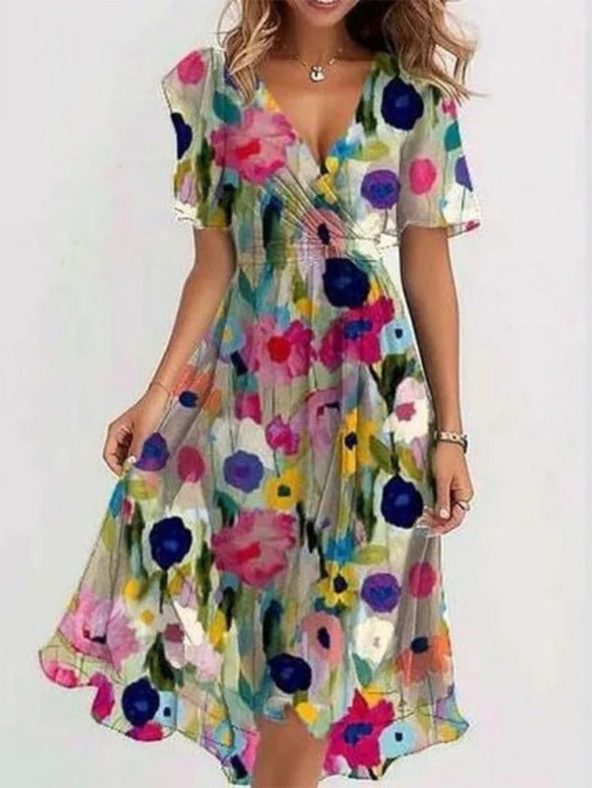 LEANNI | CASUAL BOHO GRADIENT DRESS