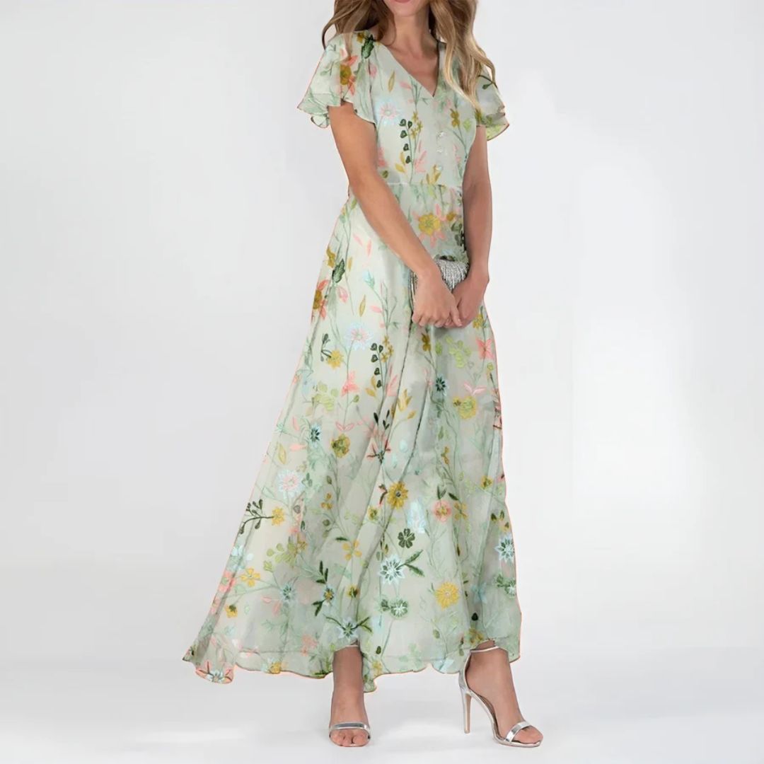 Susan | Flattering Flowing Maxi Dress