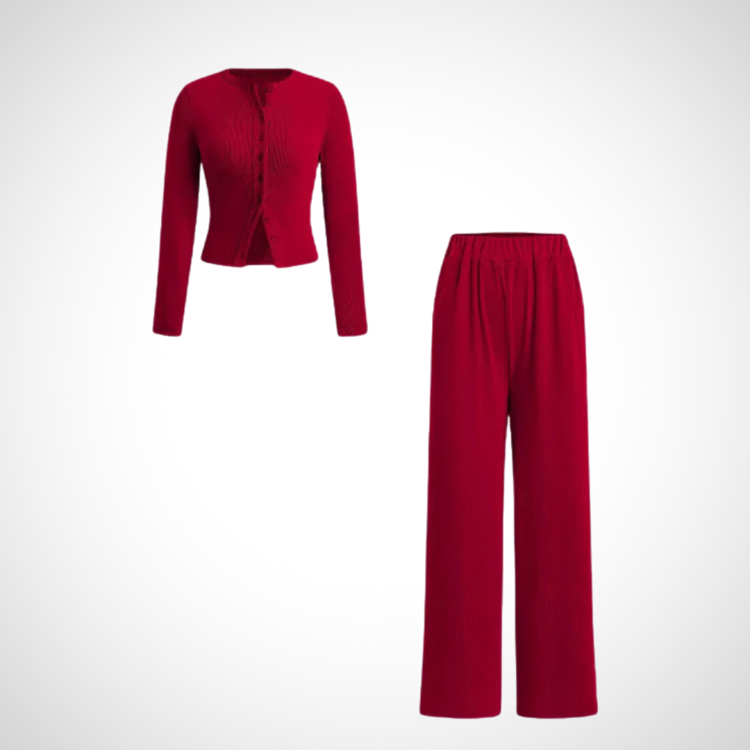 COLYT - Comfy Button Front Long Sleeve