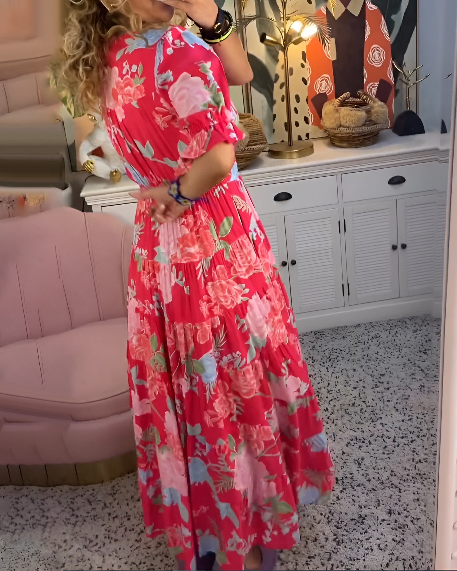 Ginny | Airy Dress with Flowers
