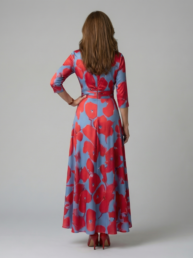 Morwenna Floral Wrap Maxi Dress