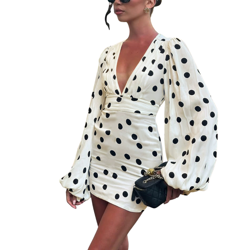 MARGOT - Chic Long Sleeve V Neck
