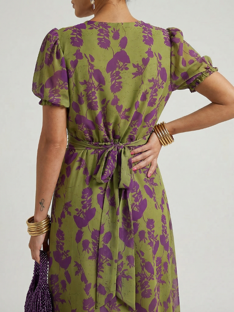 Virel™ - Relaxed Floral Midi Dress
