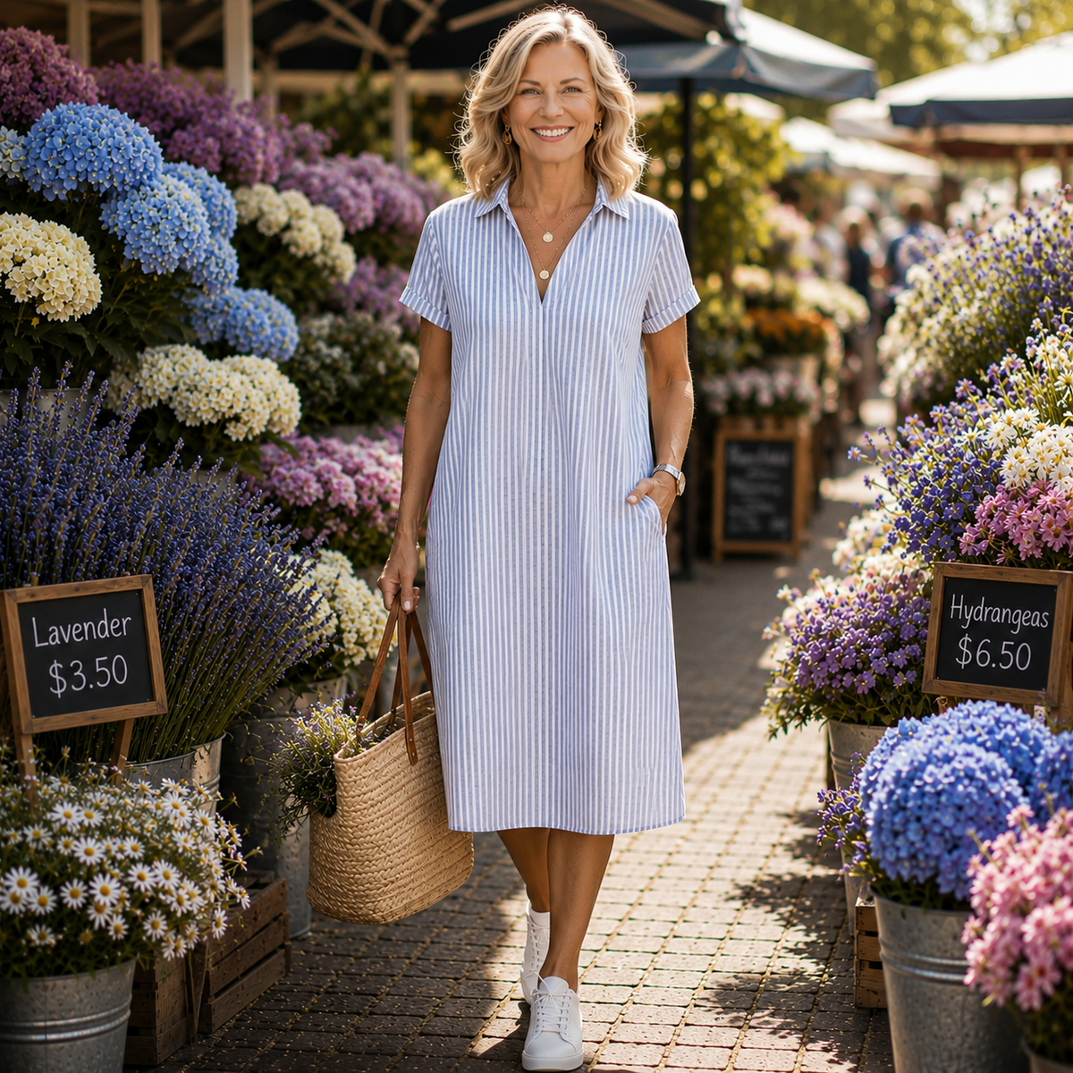 Bianca™ Lightweight Comfort Midi Dress