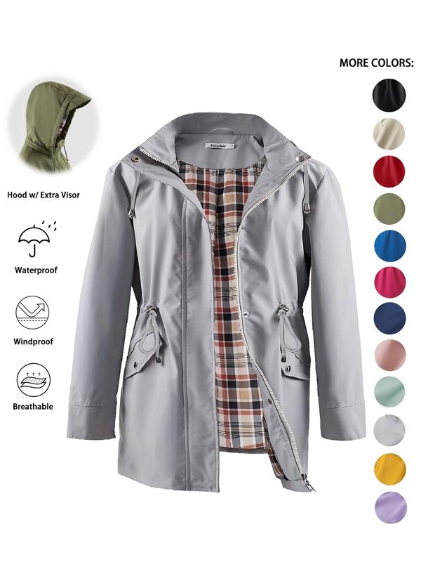 DENAT - Lightweight Hooded Trench Coat