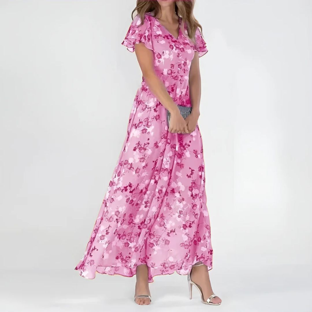 Susan | Flattering Flowing Maxi Dress