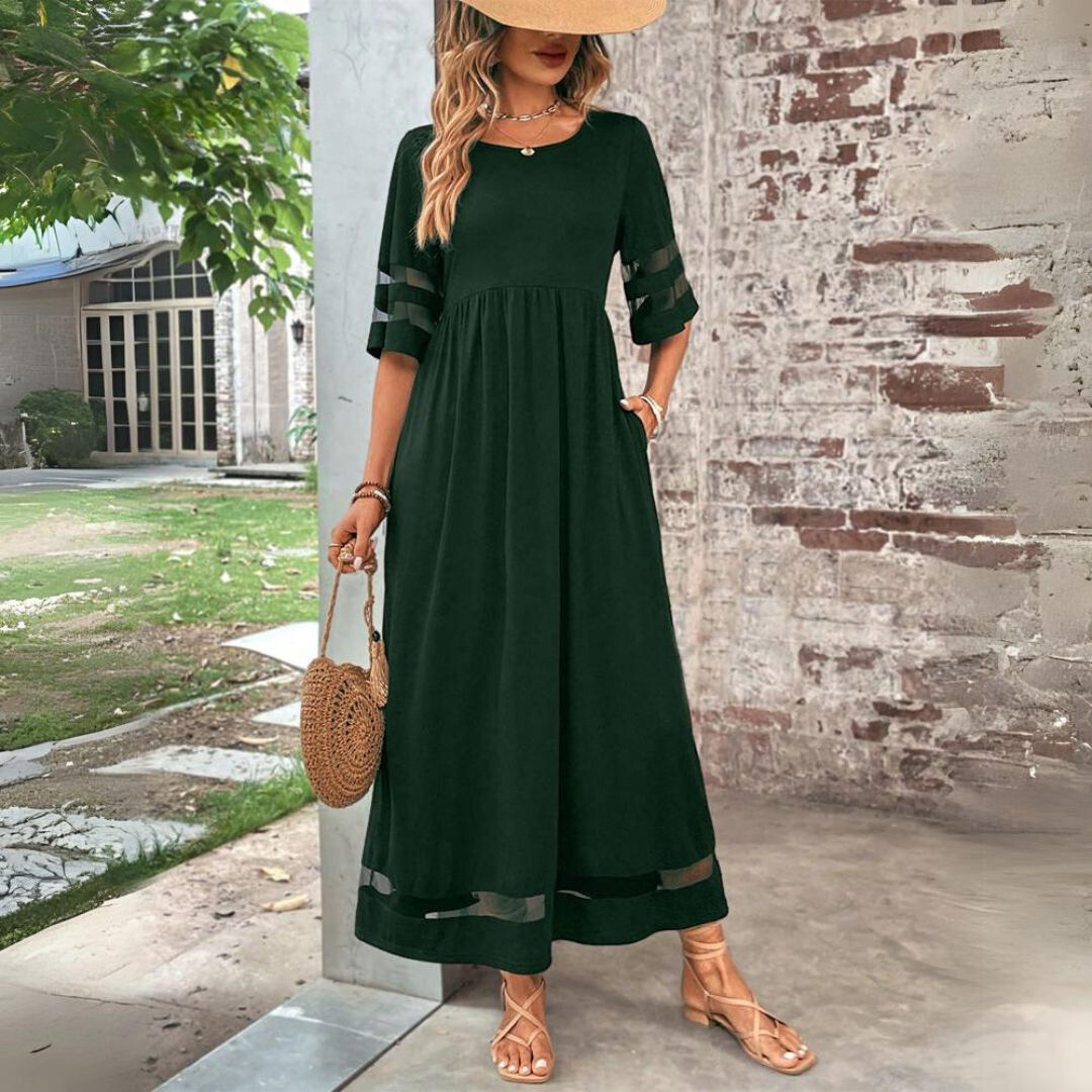 Aubrey™ - Flattering Tummy-Smoothing Midi Dress