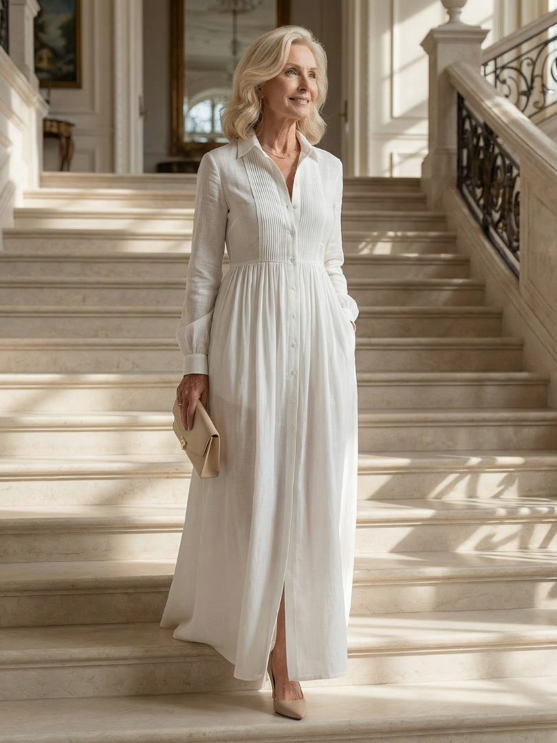 Lioren™ - Soft Flow Maxi Dress