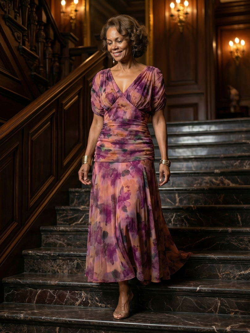 Calen™ - Off Shoulder Flow Midi Dresses