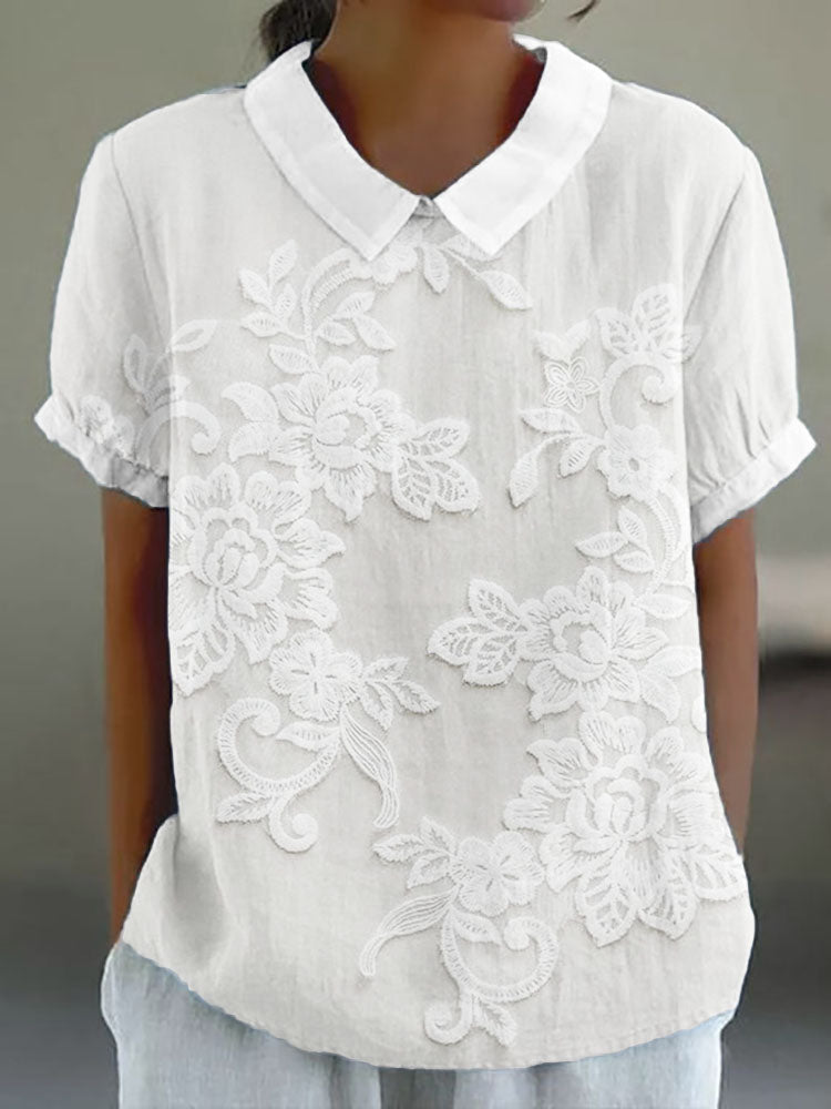 Emma - Vintage Printed Shirt