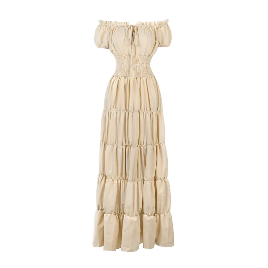 GWENDOLYN™ – Medieval Renaissance Smocked Waist Dress