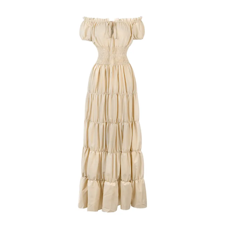 GWENDOLYN™ – Medieval Renaissance Smocked Waist Dress